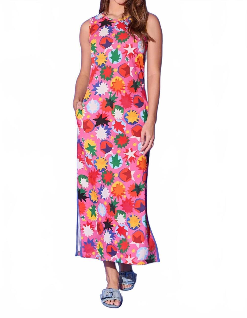 NEW ALDEN ADAIR berkley midi dress in firework